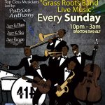 Grass Roots Live Music Sundays at Club 414, Brixton, London, SW9 8LF