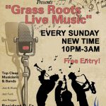 Grass Roots Live Music Sundays at Club 414, Brixton, London, SW9 8LF