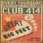 Great Big Feet Band (Live at Club 414) at Club 414, Brixton, London, SW9 8LF