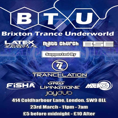 Brixton Trance Underworld vs Trancelation