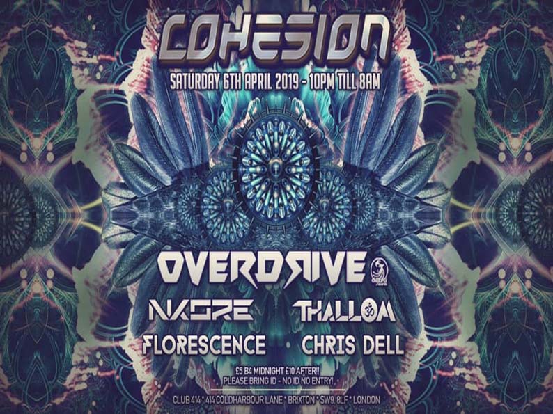 Cohesion PsyTrance Adventure (with OVERDRIVE LIVE!)