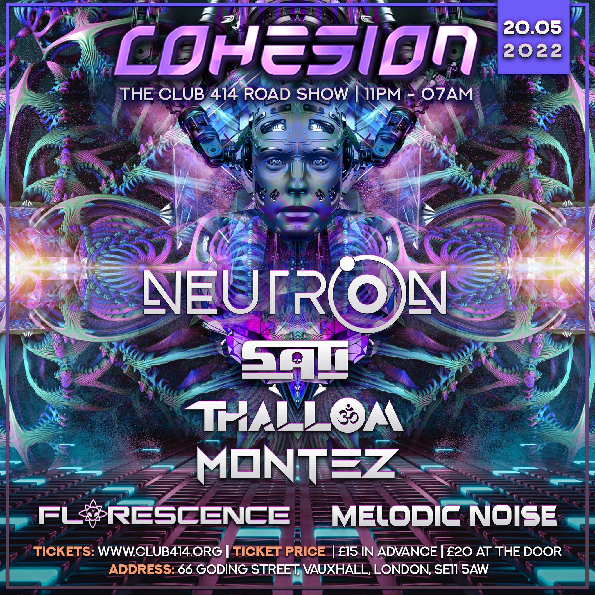 COHESION (Psychedelic Trance Party - London)