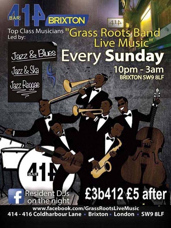 Grass Roots Live Music Sundays Bank Holiday Special