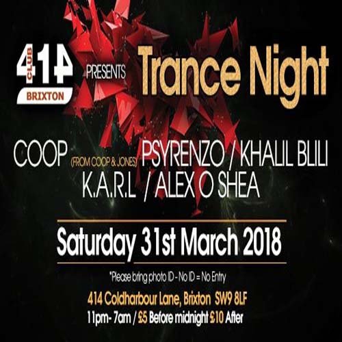 Club 414 Presents (Trance Night)