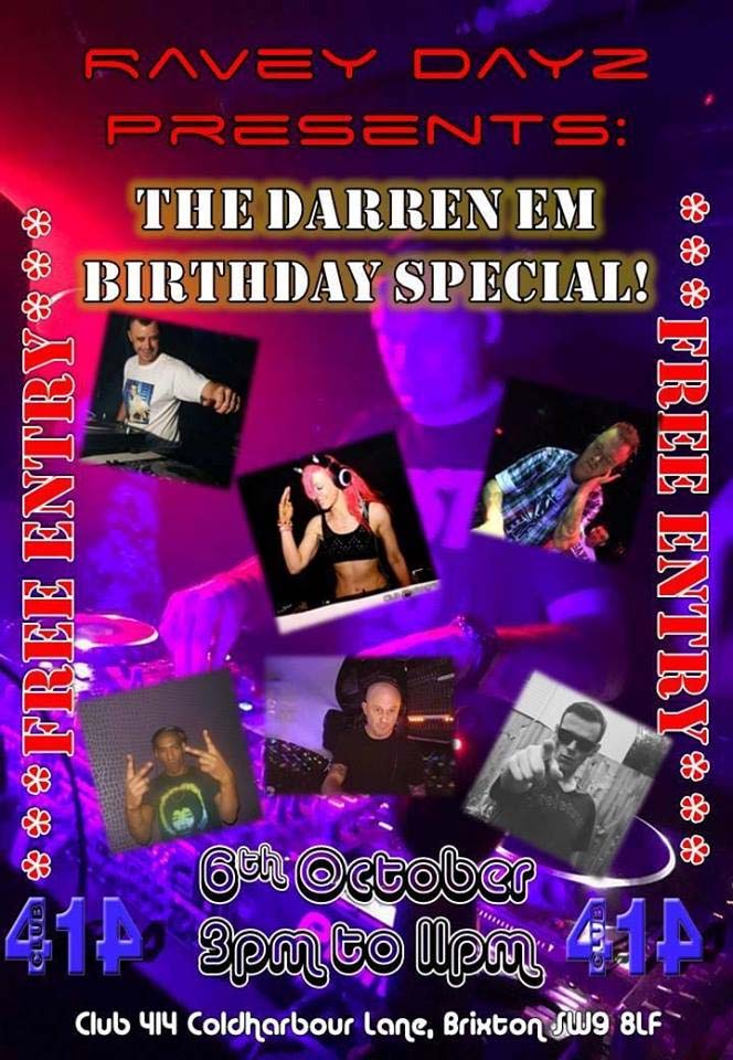 Ravey Dayz: The Darren EM Birthday Special