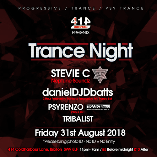 Club 414 Presents (Trance Night)