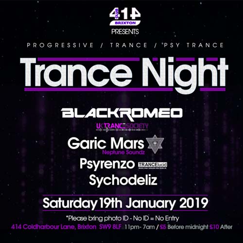 Club 414 Presents (Trance Night)